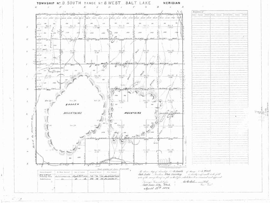 Surveyors conducting a cadastral land survey